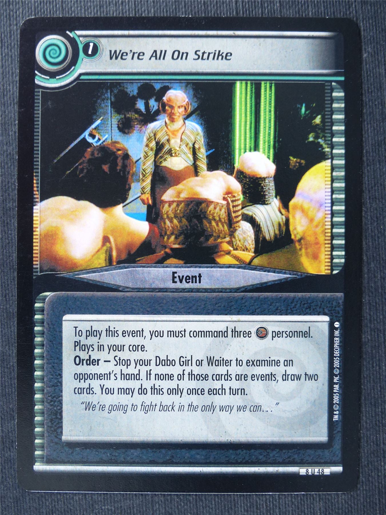 We're All On Strike - Star Trek Cards #VM