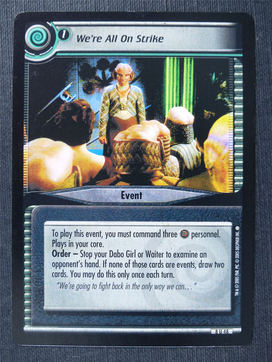 We're All On Strike - Star Trek Cards #VM