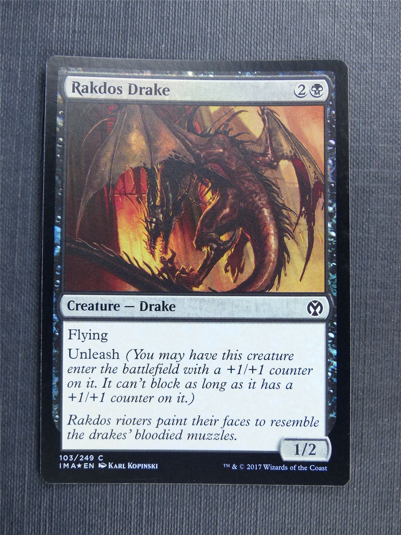 Rakdos Drake Foil - Mtg Magic Cards #5BV