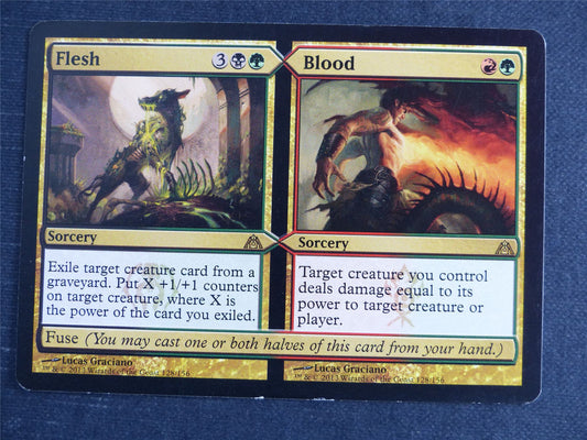 Flesh Blood - Mtg Magic Cards #PQ