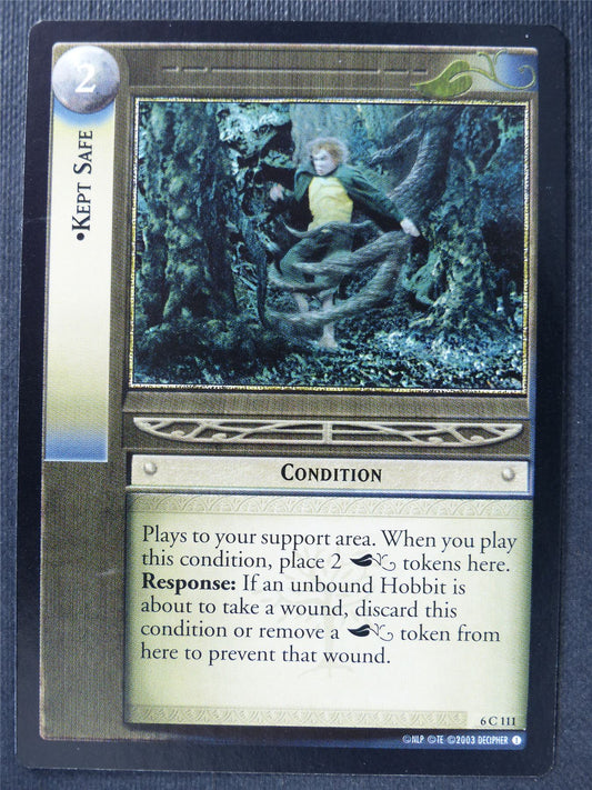 Kept Safe 6 C 111 - LotR Card #3G3