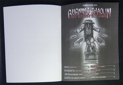 Coriolis Burning Shaolin D&D Adventure 2000 #1UF