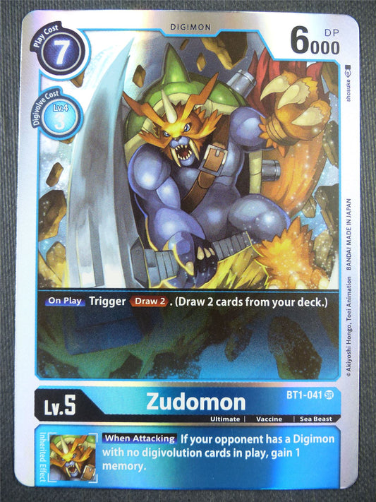 Zudomon BT1-041 SRT - Digimon Card #9D2