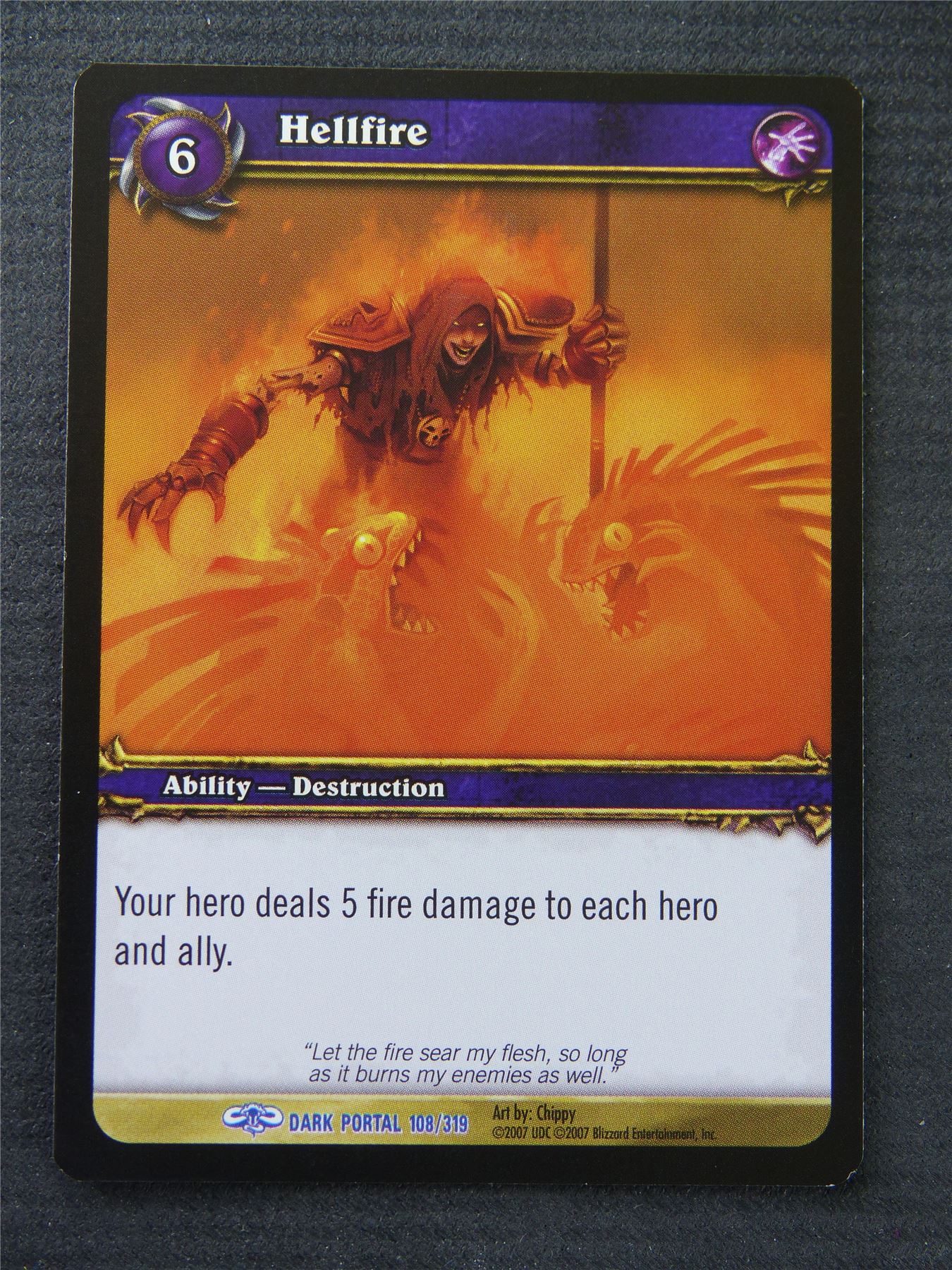 Hellfire - Rare - World Of Warcraft #1NM