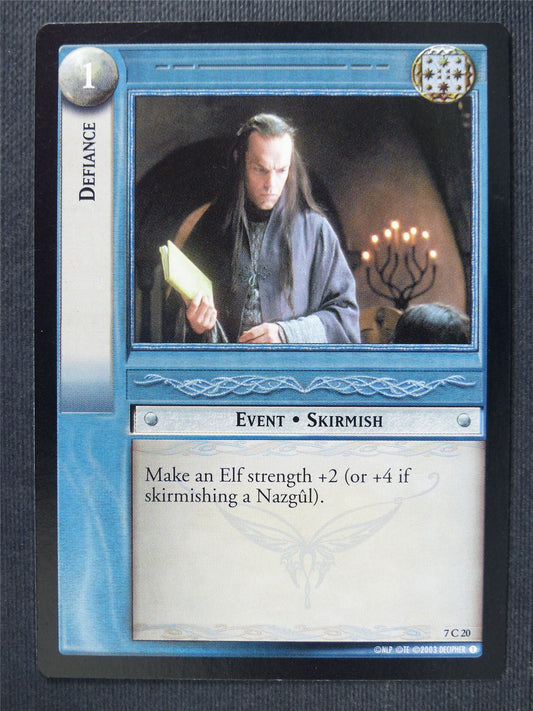 Defiance 7 C 20 - LotR Cards #3N3