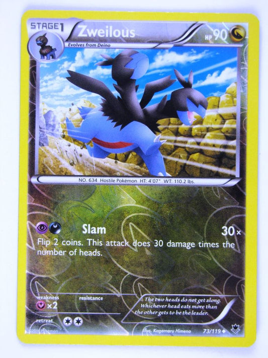 Pokemon Cards: ZWEILOUS 73/119 REVERSE HOLO # 20A43