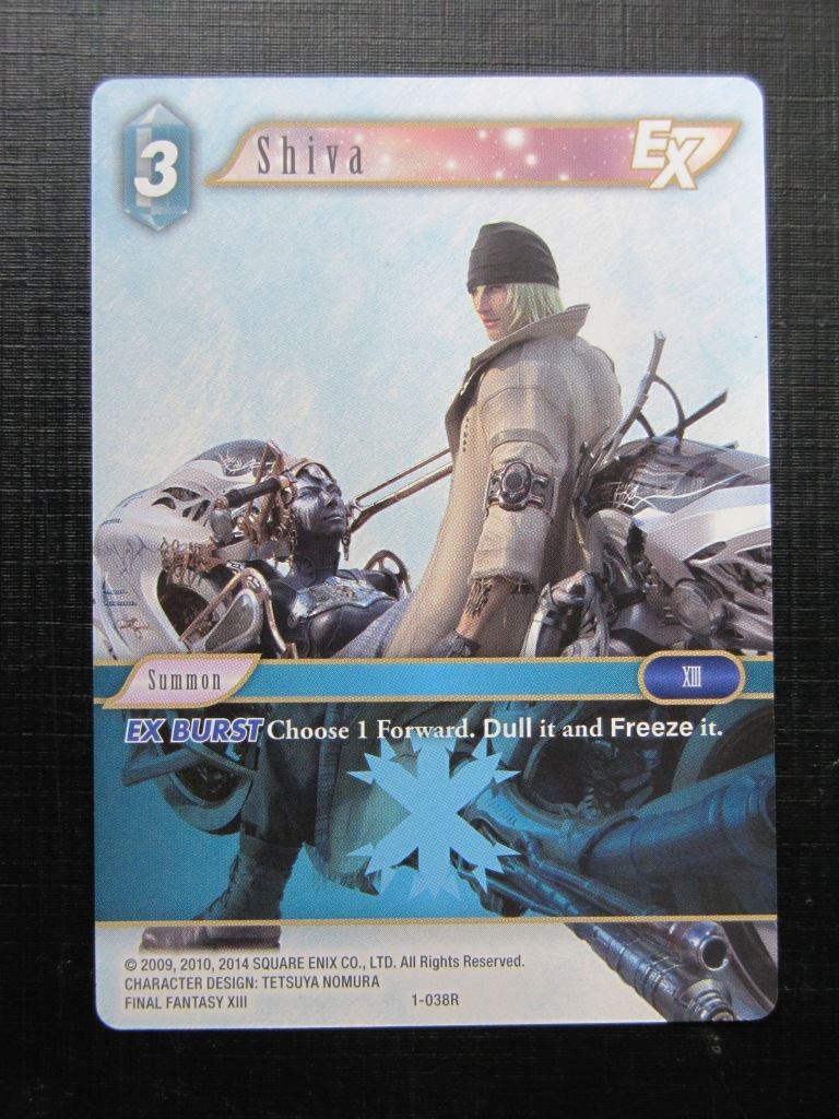 Final Fantasy Cards: SHIVA 1-038R # 1A40