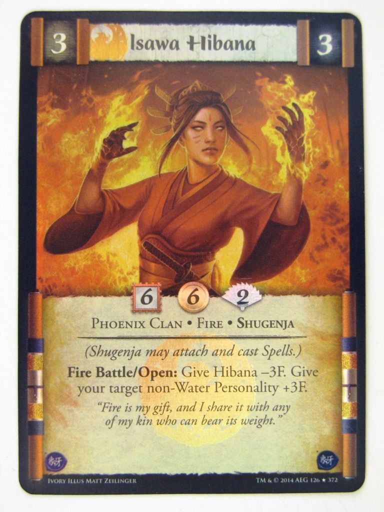 L5R Cards: Ivory: ISAWA HIBANA FOIL # 14F98