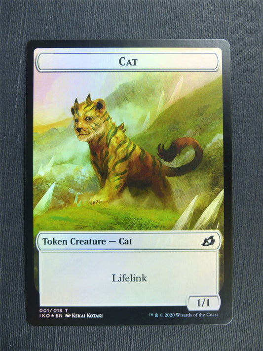 Cat / Human Soldier Token Foil - IKO - Mtg Card