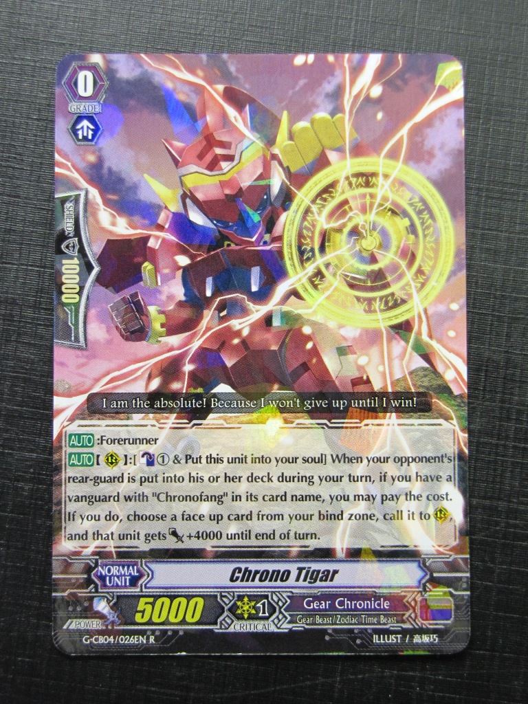 Chrono Tigar G-CB04 R - Vanguard Card # 10H36