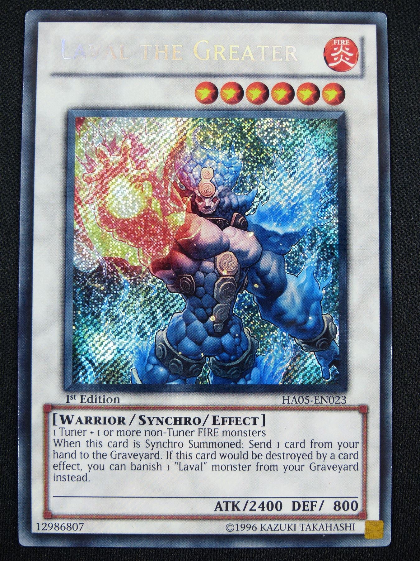 Laval the Greater HA05 Secret Rare - 1st ed Yugioh Card #U7