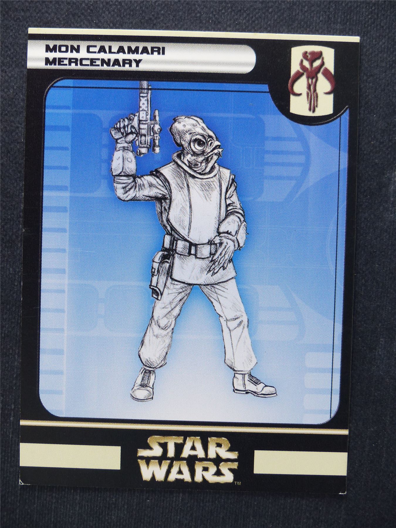 Mon Calamari Mercenary 53/60 - Star Wars Miniatures Spare Cards #6R