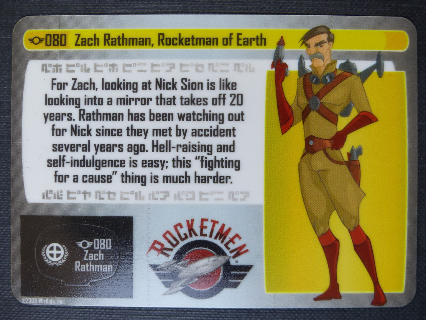 Zach Rathman Rocketman of Earth - Rocketmen PocketModel Game #9R