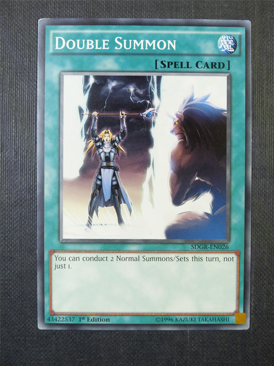 Double Summon SDGR - 1st ed Yugioh Card #9RV