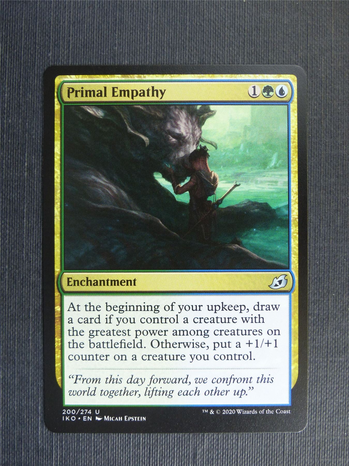 Primal Empathy - C20 - Mtg Card