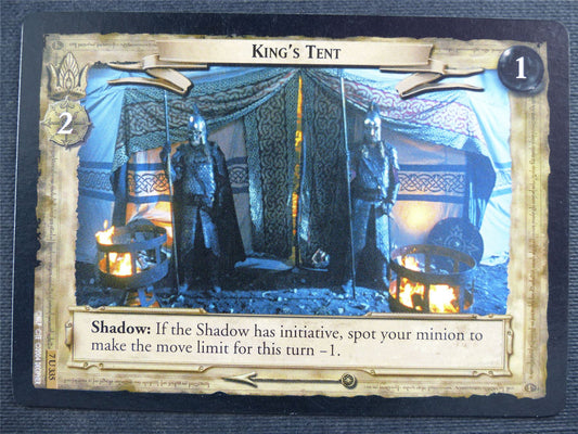 king's Tent 7 U 335 - LotR Cards #2RN