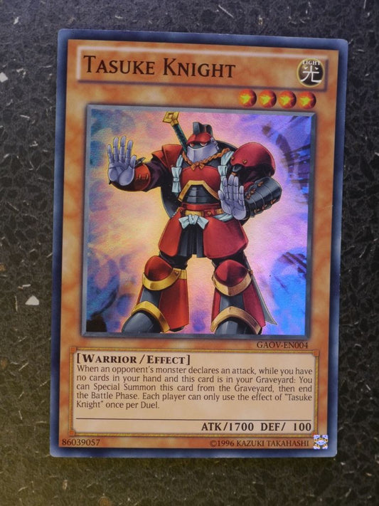 Yugioh Cards: TASUKE KNIGHT GAOV SUPER RARE # 3G88