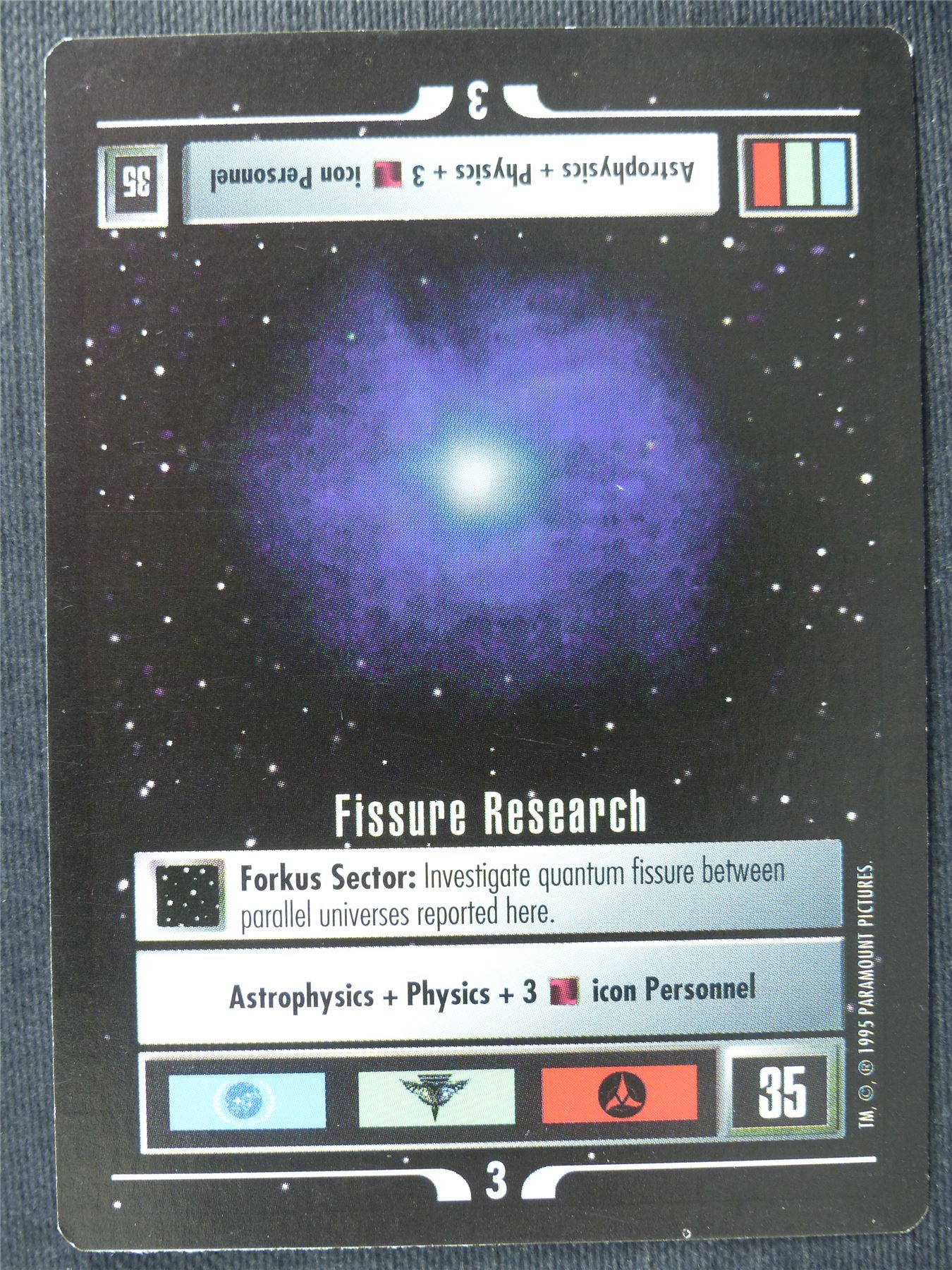 Fissure Research - Star Trek Cards #17A