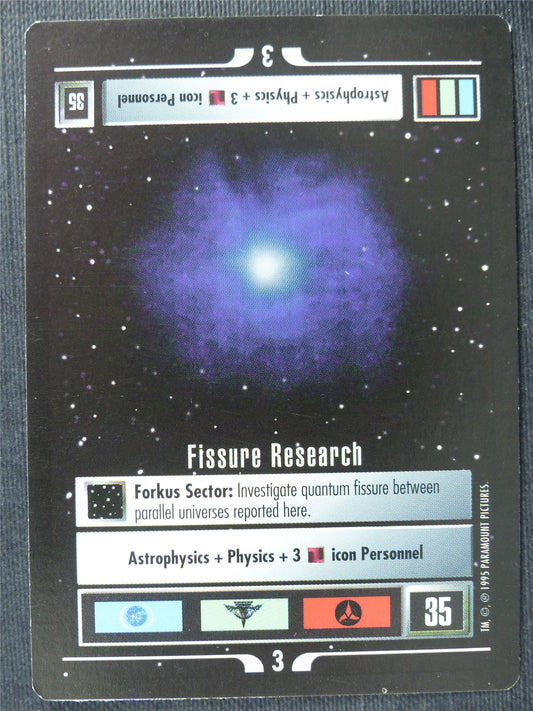 Fissure Research - Star Trek Cards #17A