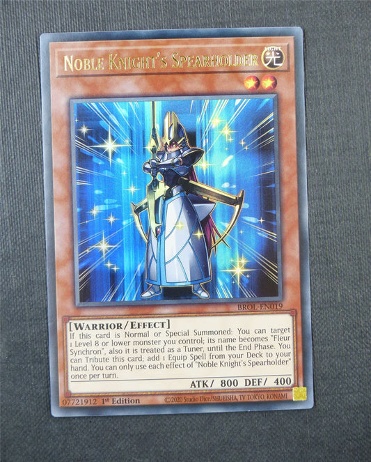 Noble Knights Spearholder BROL Ultra Rare 1st Ed - Yugioh Card #5DJ