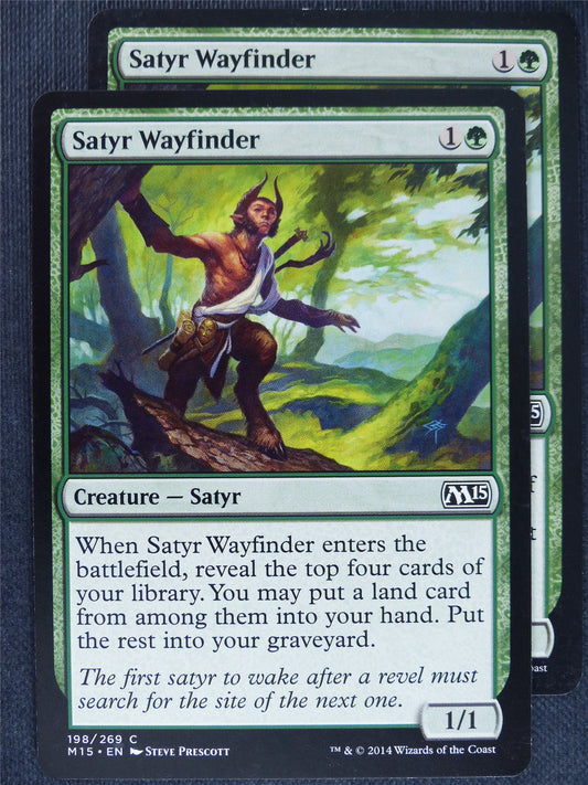 Satyr Wayfinder x2 - Mtg Magic Cards #HV