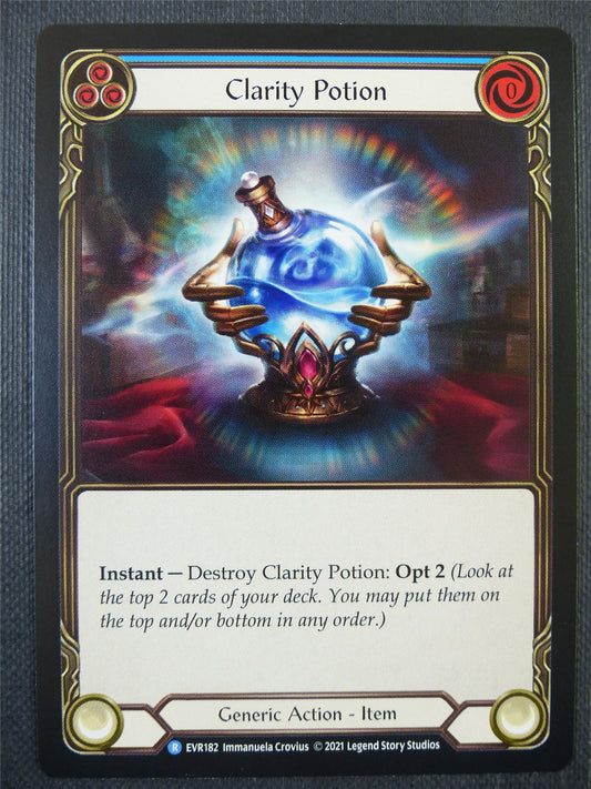 Clarity Potion Blue - 1st ed Everfest - Flesh & Blood Card #6H5