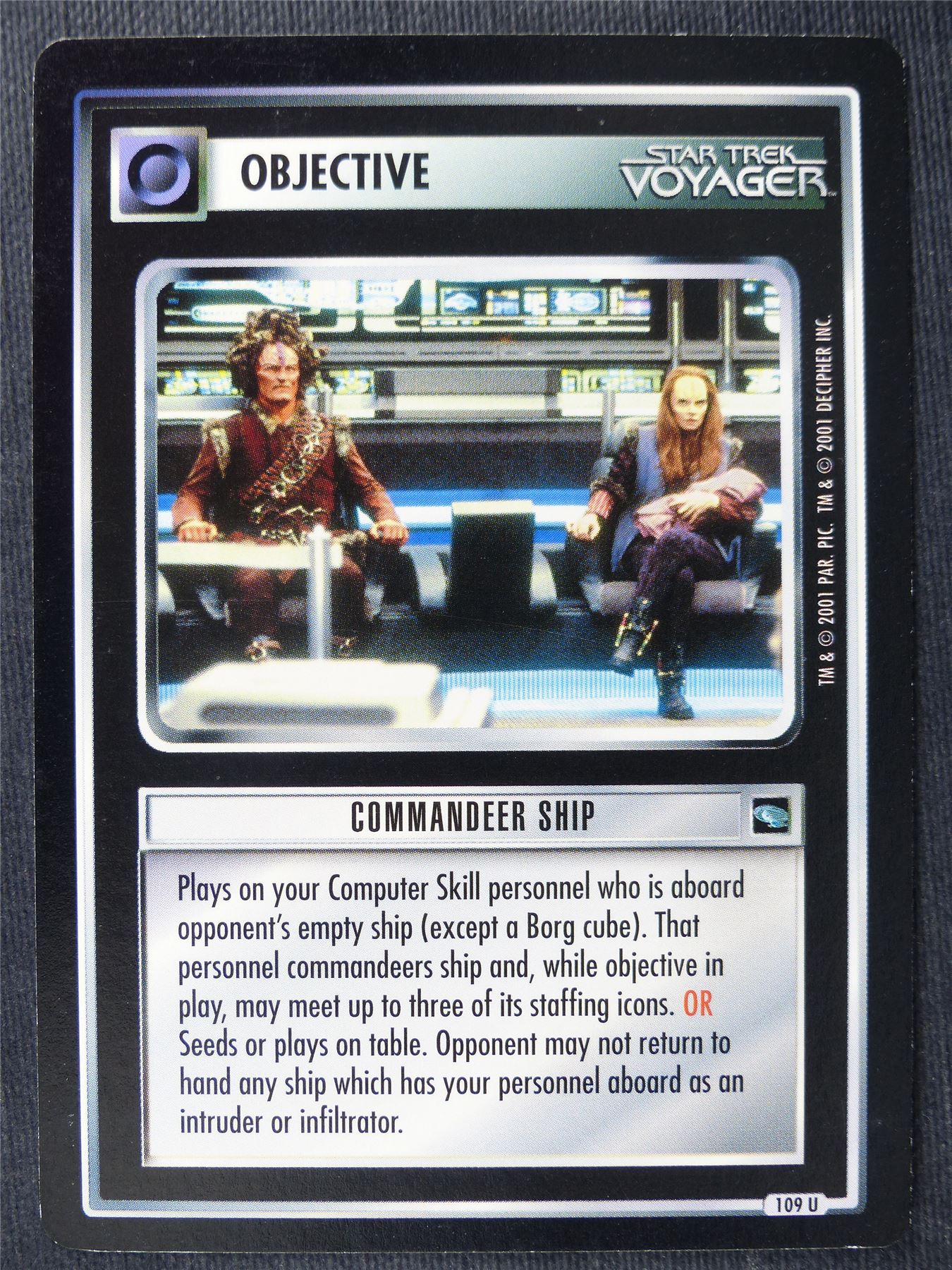 Commandeer Ship - Voyager - Star Trek Cards #10K