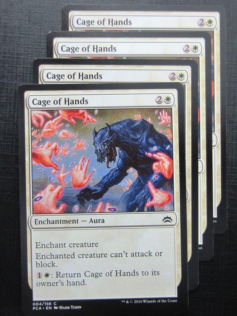 MTG Magic Cards: CAGE OF HANDS x4 # 26A11