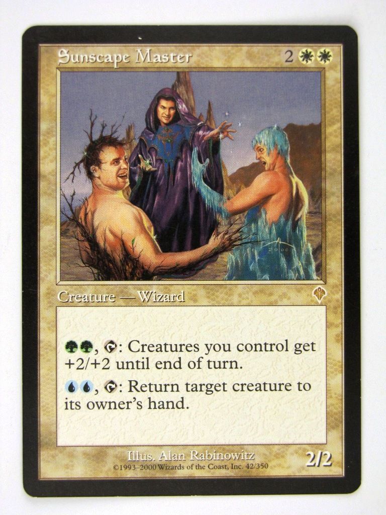 Mtg - SUNSCAPE MASTER - Played Rare