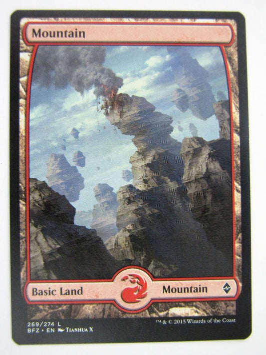 MTG Magic Cards: FULLART MOUNTAIN 269/274 # 5D27