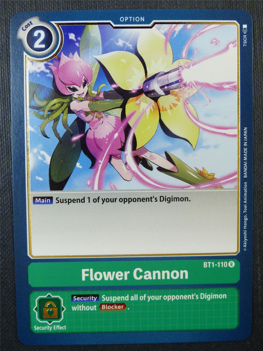 Flower Cannon BT1-110 R - Digimon Card #8ZV