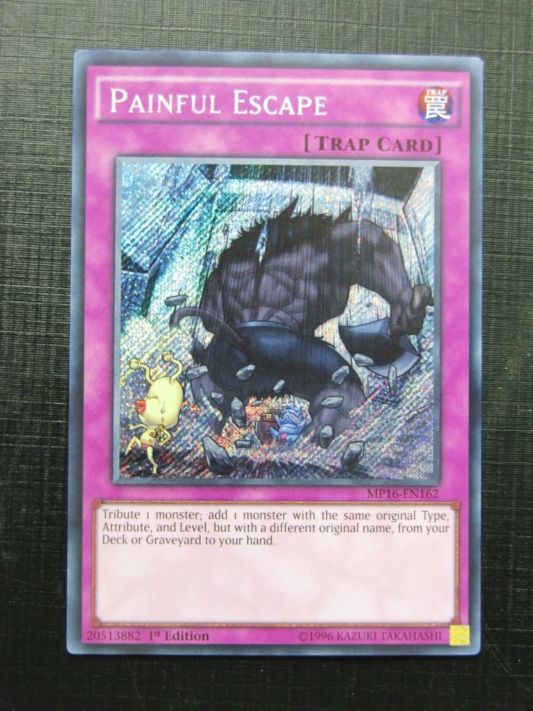 Yugioh Cards: PAINFUL ESCAPE MP16 SECRET RARE 1st Ed # B38