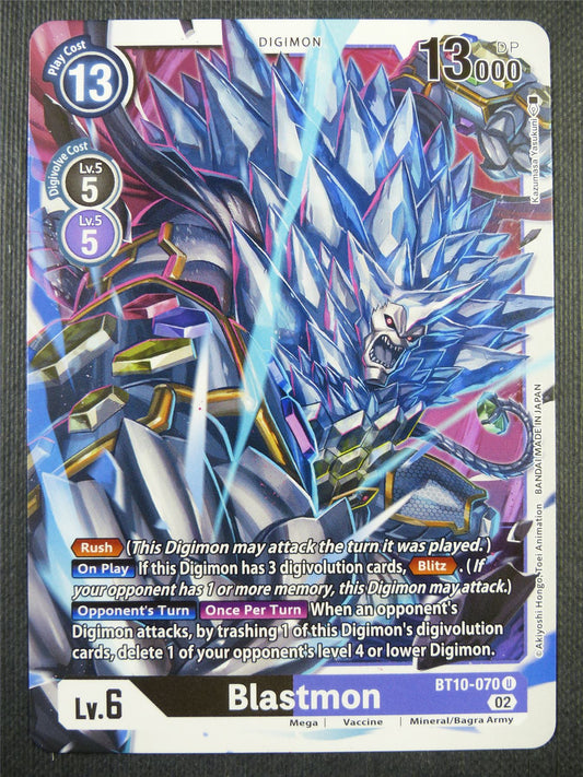 Blastmon BT10-070 U - Xros Encounter - Digimon Card #97P