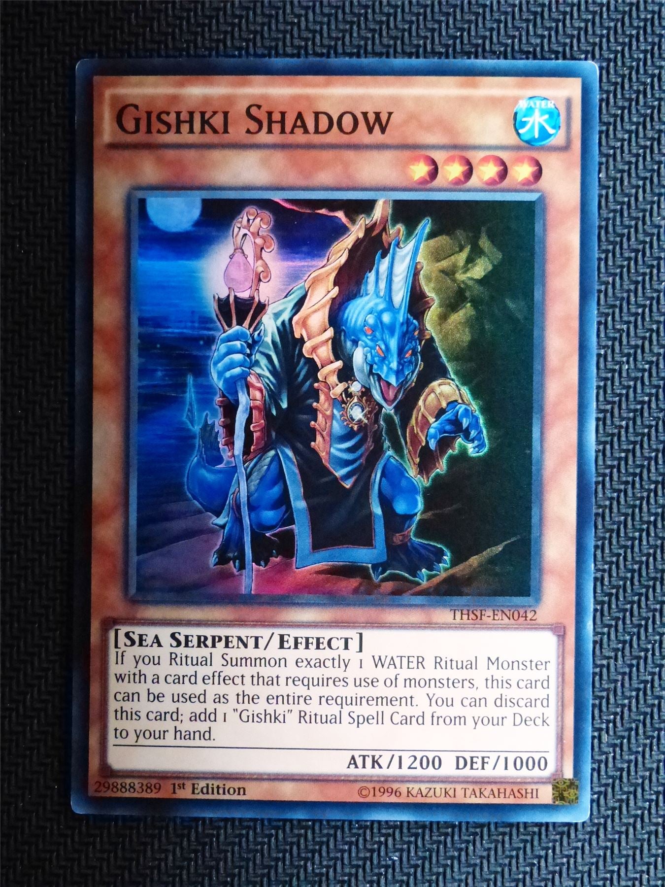 Gishki Shadow - THSF - Super Rare - Yugioh Card # 1H6