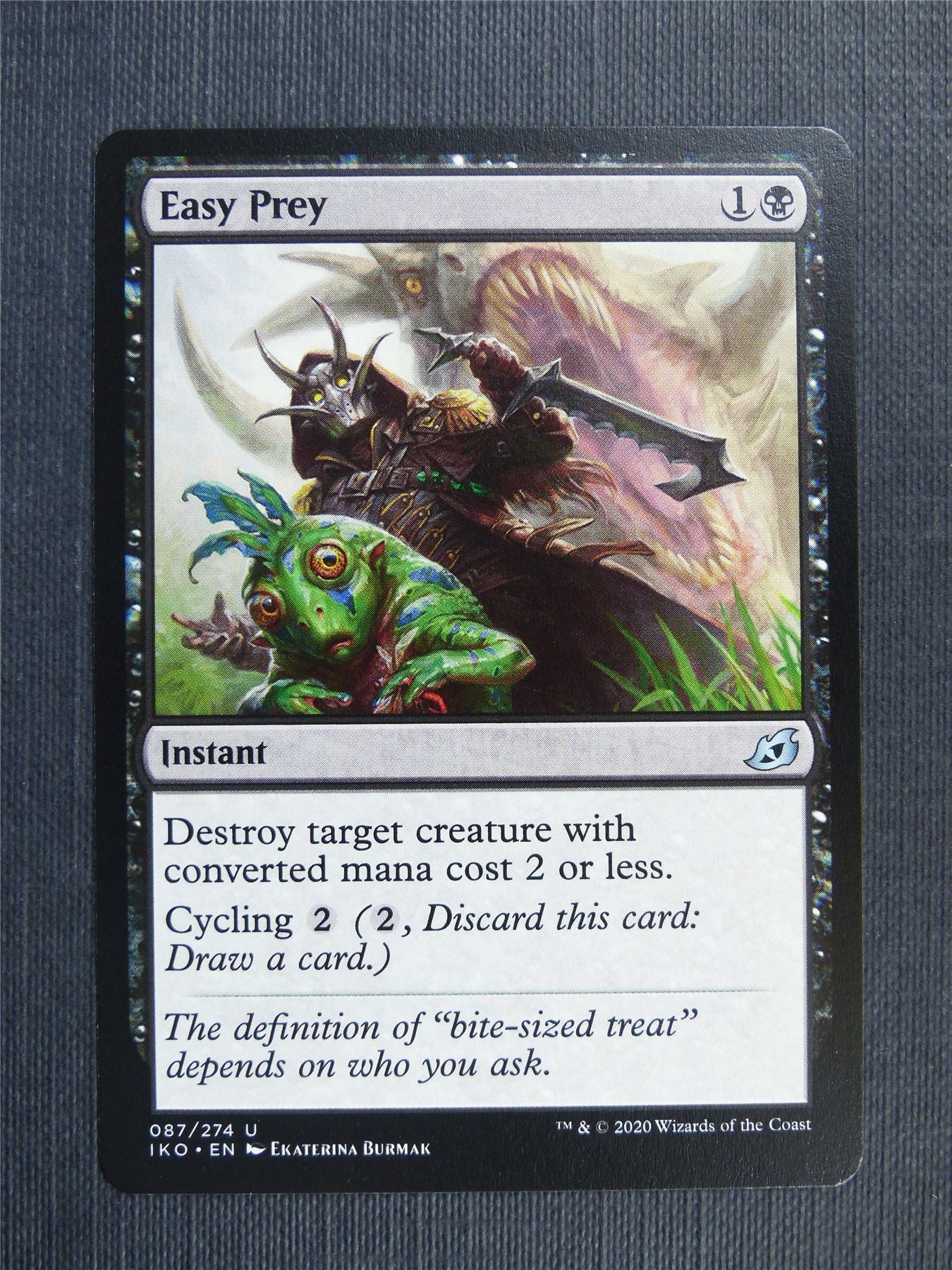 Easy Prey - IKO Mtg Card