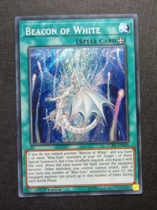 Beacon of White LCKC Secret Rare - 1st ed - Yugioh Cards # 3H89