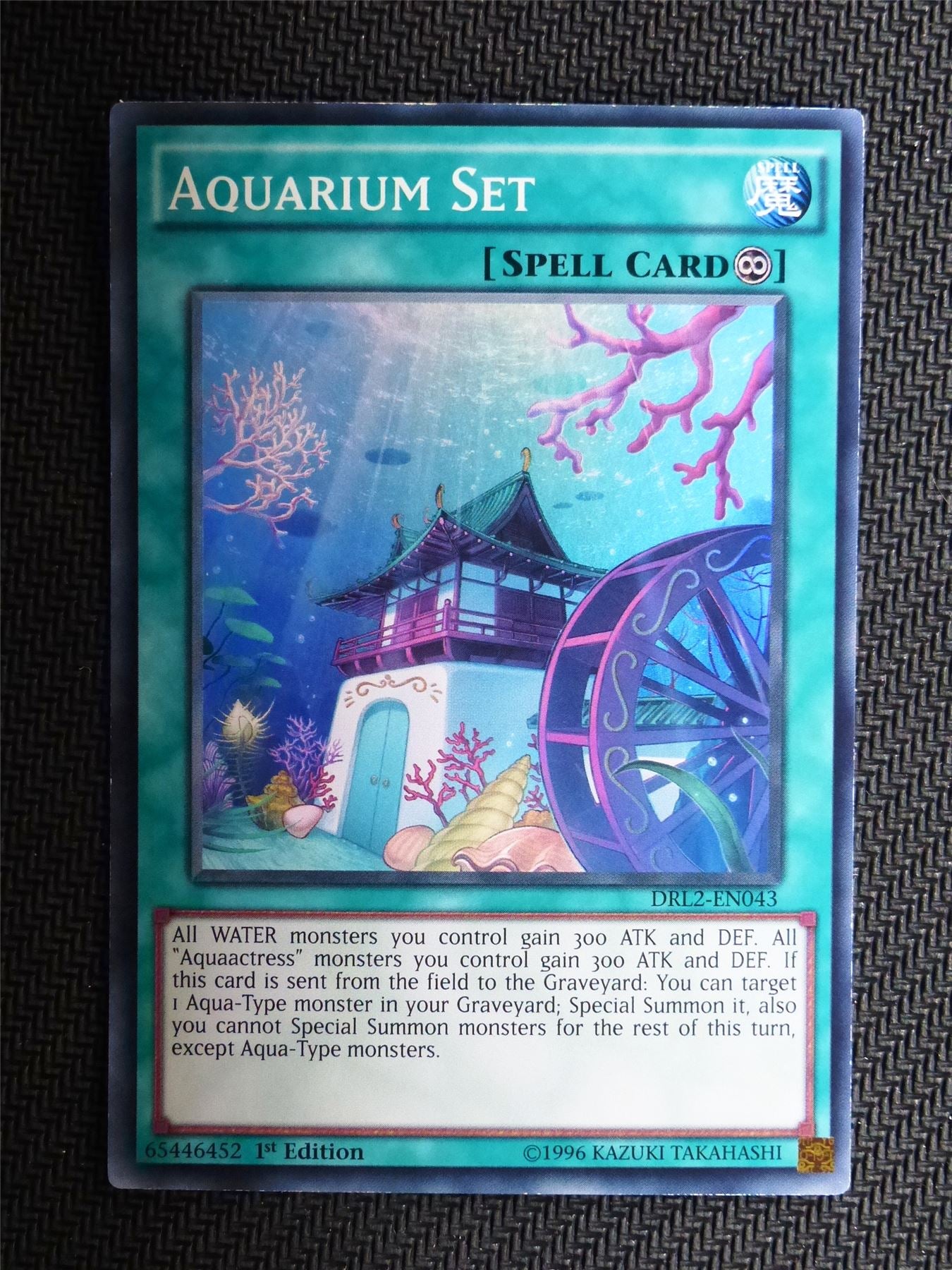 Aquarium Set - DRL2 - Super Rare - Yugioh Card # 1F16