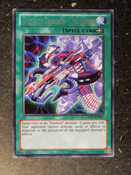 Yugioh Cards: INZEKTOR CROSSBOW - ZEKTARROW RARE # 8H76