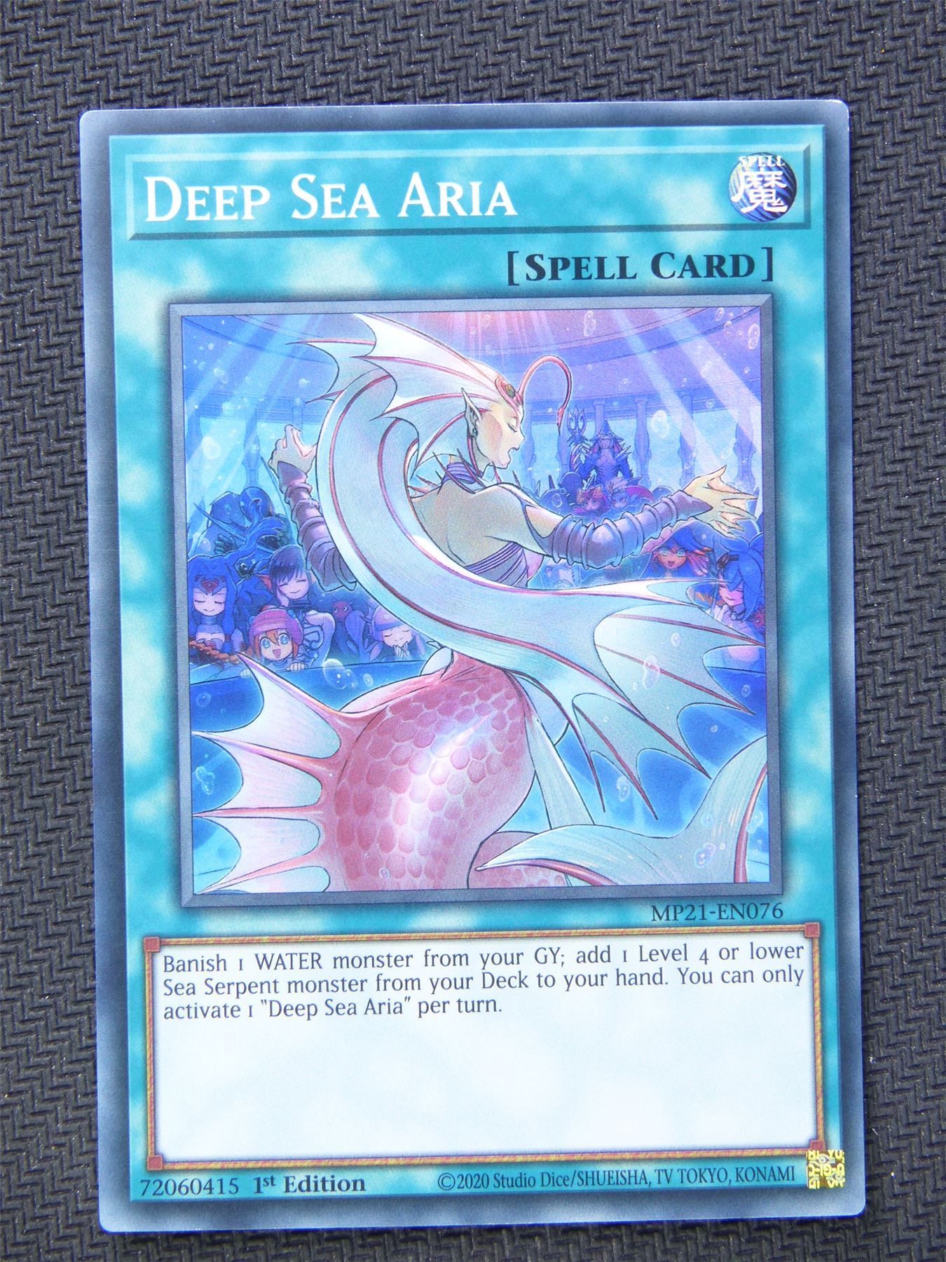 Deep Sea Aria MP21 Super Rare - Yugioh Card #5GQ