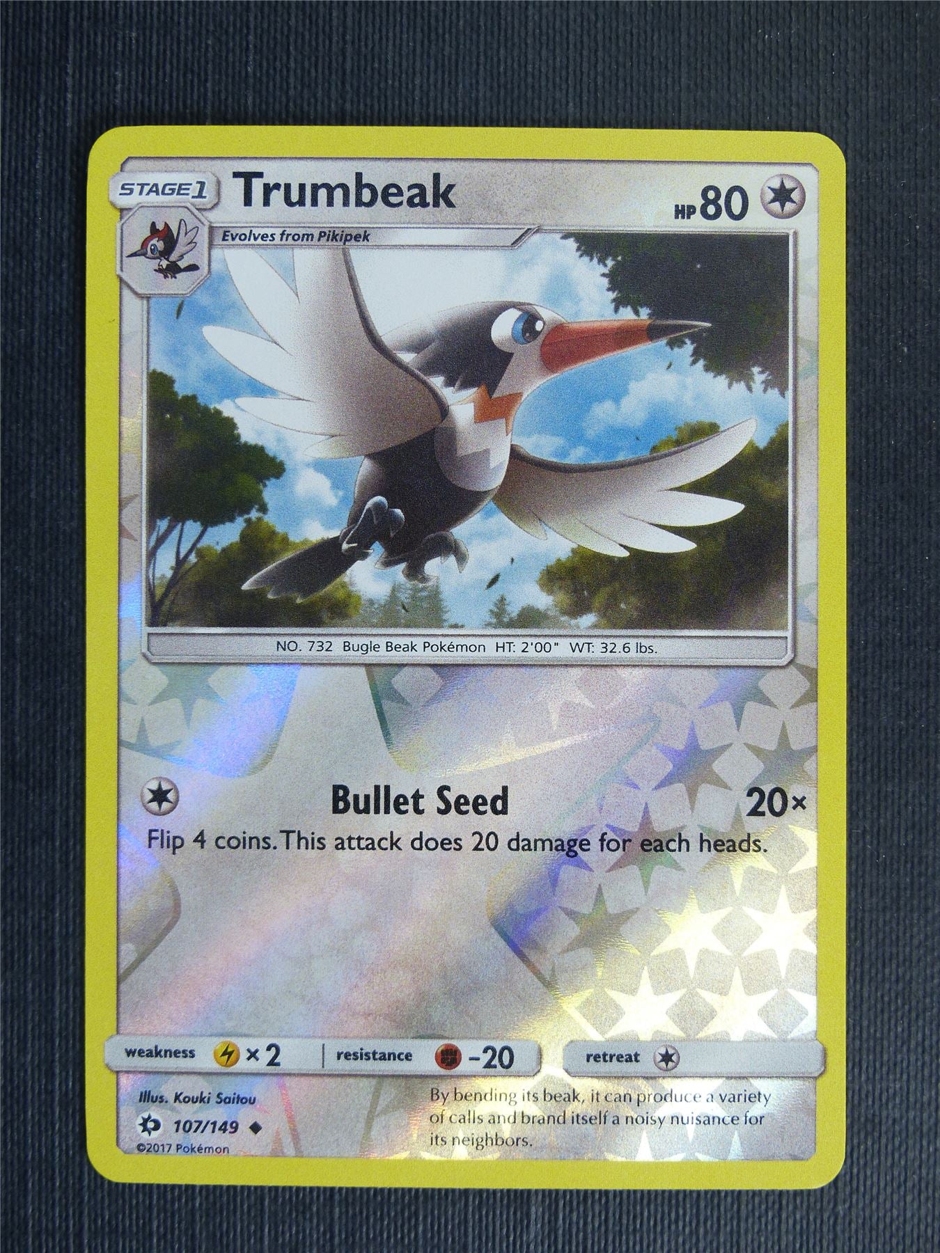 Trumbeak 107/149 Reverse Holo - Pokemon Cards #1NM