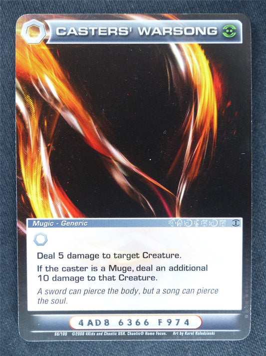 Casters' Warsong 66/100 - Chaotic Cards #IW