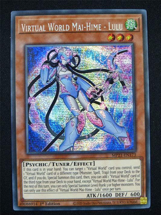 Virtual World Mai-Hime - Lulu MP21 Secret Rare - 1st ed Yugioh Card #15Y