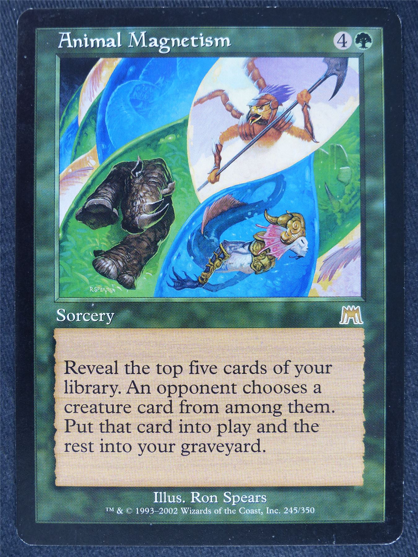 Animal Magnetism - Mtg Magic Cards #3E