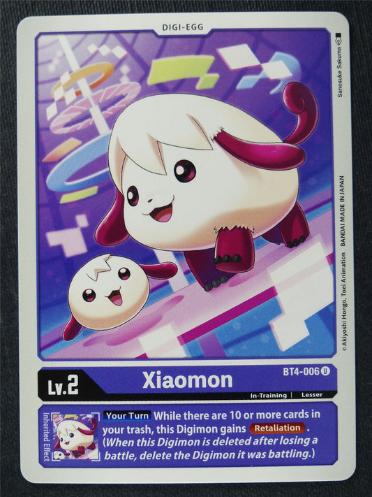 Xiaomon BT4-006 U - Digimon Cards #Z9