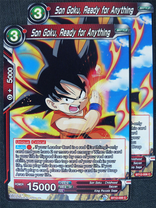 Son Goku Ready for Anything x2 #PV