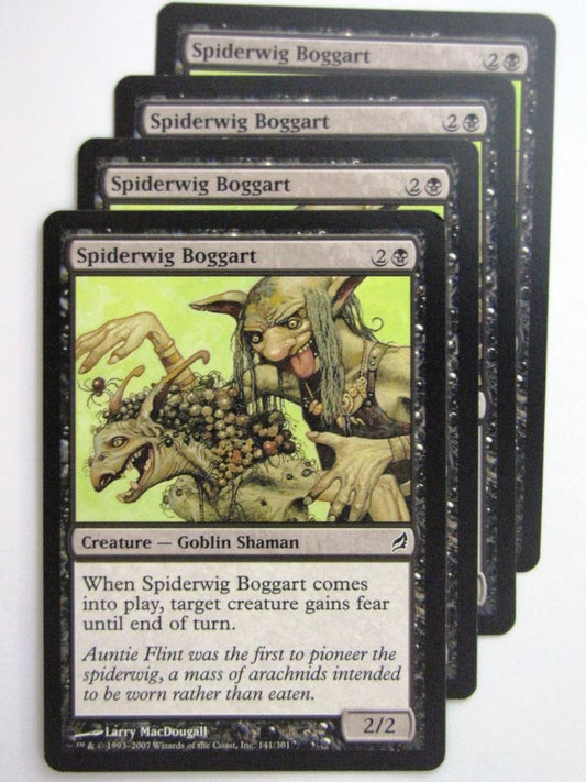 MTG Magic Cards: SPIDERWIG BOGGART x4 # 23D7