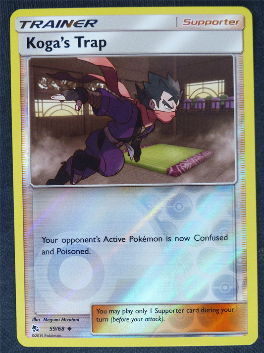 Koga's Trap 59/68 Reverse Holo - Pokemon Cards #ED