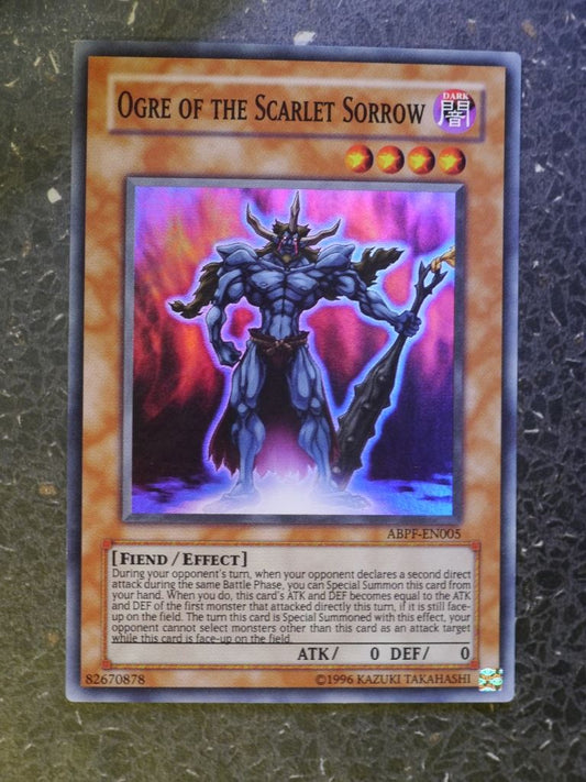 Yugioh Cards:  OGRE OF THE SACRED SORROW ABPF SUPER RARE # 3C11