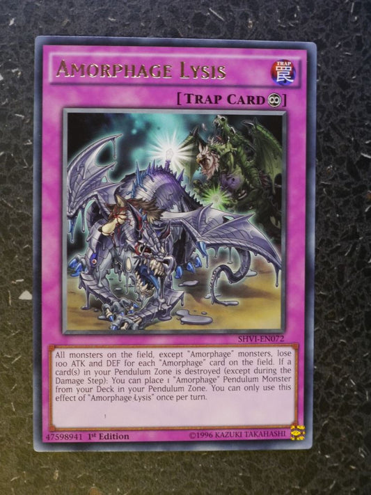 Yugioh Cards: ARMOPHAGE LYSIS SHVI ULTRA RARE # 3F20