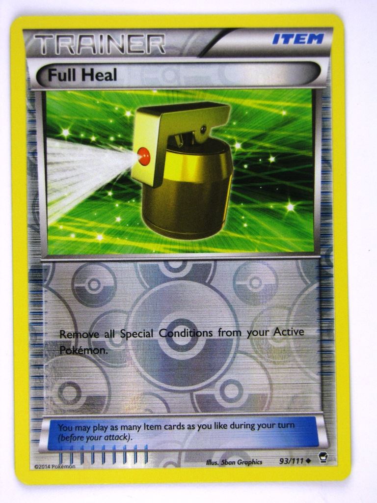 Pokemon Cards: FULL HEAL 93/111 REVERSE HOLO # 20A66